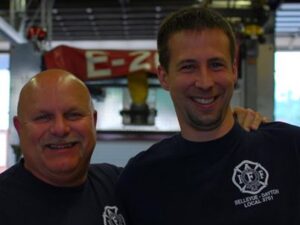 Capt. Chuck Enzweiler and Capt. Jim Richmond of BDFD